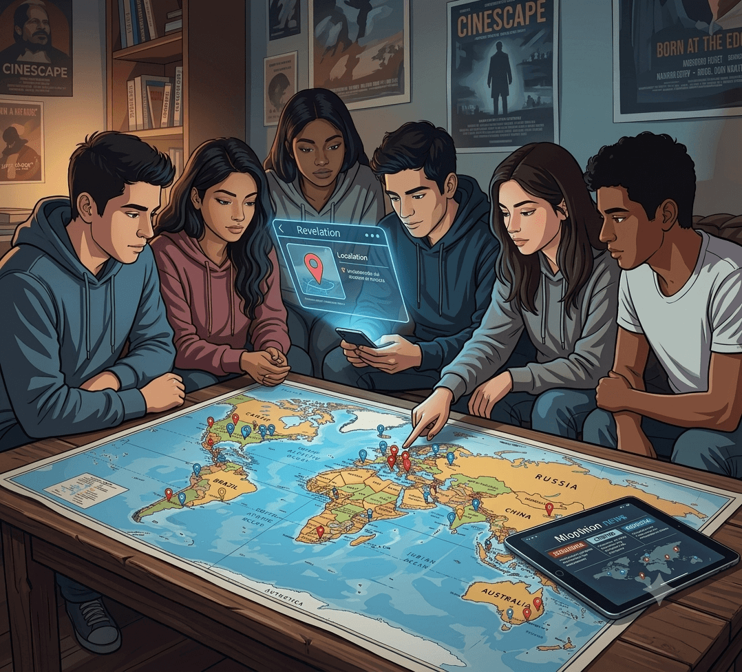 Noticias del mundo en el mapa