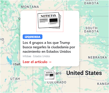 Mapa de noticias — Las noticias, donde ocurren